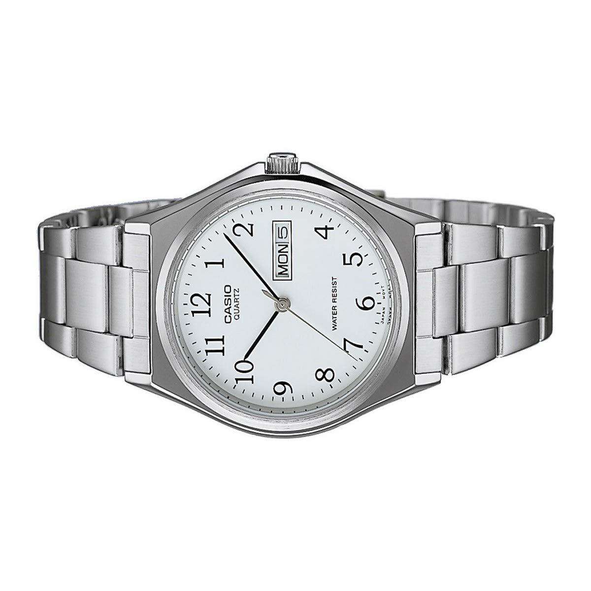Casio MTP-1240D-7BDF Silver Stainless Steel Strap Watch for Men-Watch Portal Philippines
