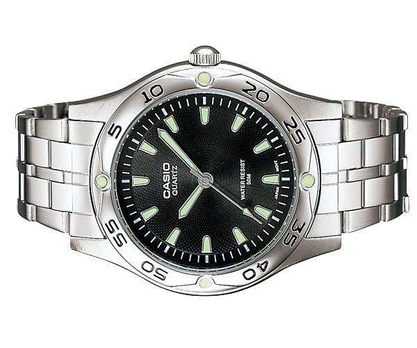 Casio MTP-1243D-1AVDF Silver Stainless Steel Strap Watch for Men-Watch Portal Philippines