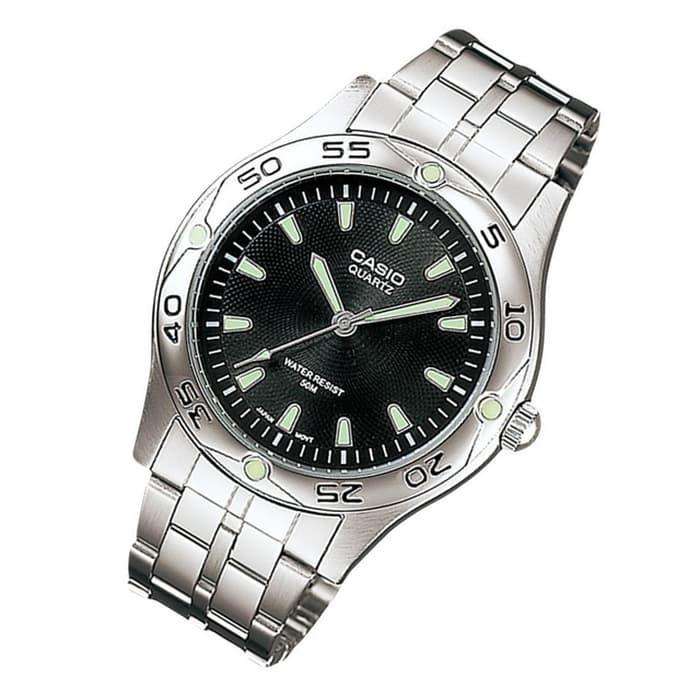 Casio MTP-1243D-1AVDF Silver Stainless Steel Strap Watch for Men-Watch Portal Philippines