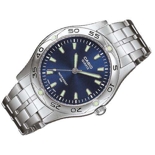 Casio MTP-1243D-2AVDF Silver Stainless Steel Strap Watch for Men-Watch Portal Philippines