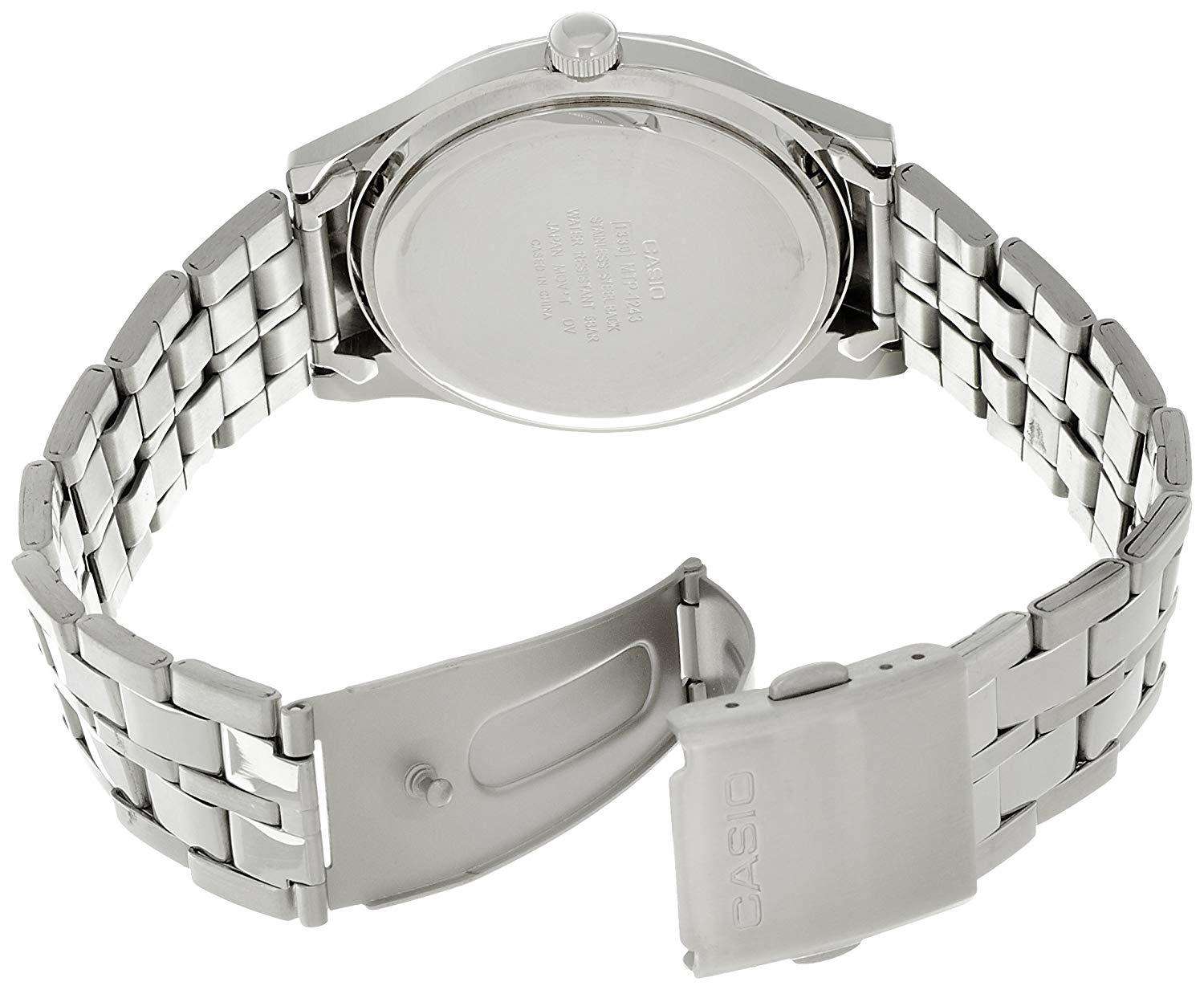 Casio MTP-1243D-2AVDF Silver Stainless Steel Strap Watch for Men-Watch Portal Philippines