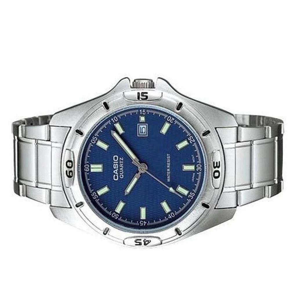 Casio MTP-1244D-2ADF Silver Stainless Steel Strap Watch for Men-Watch Portal Philippines