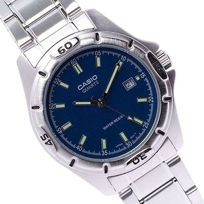 Casio MTP-1244D-2ADF Silver Stainless Steel Strap Watch for Men-Watch Portal Philippines