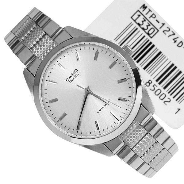 Casio MTP-1274D-7ADF Silver Stainless Steel Strap Watch for Men-Watch Portal Philippines