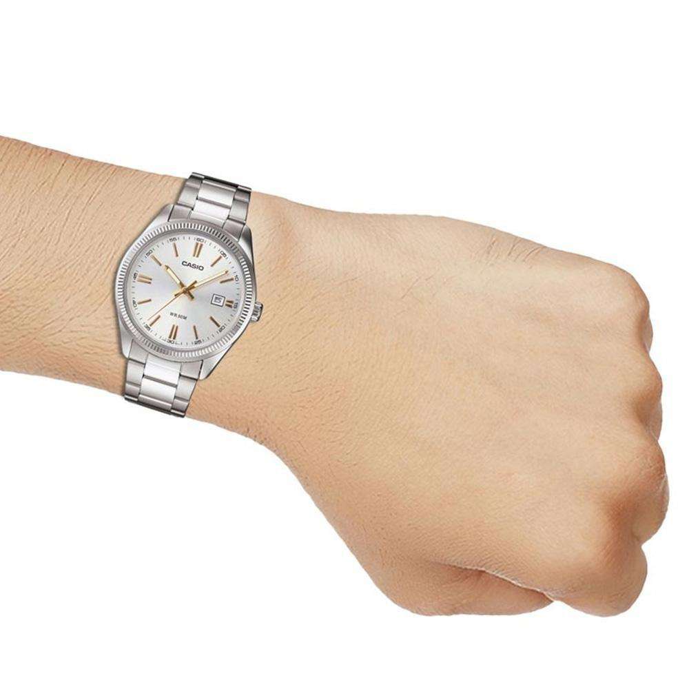 Casio MTP-1302D-7A2VDF Silver Stainless Steel Strap Watch for Men-Watch Portal Philippines