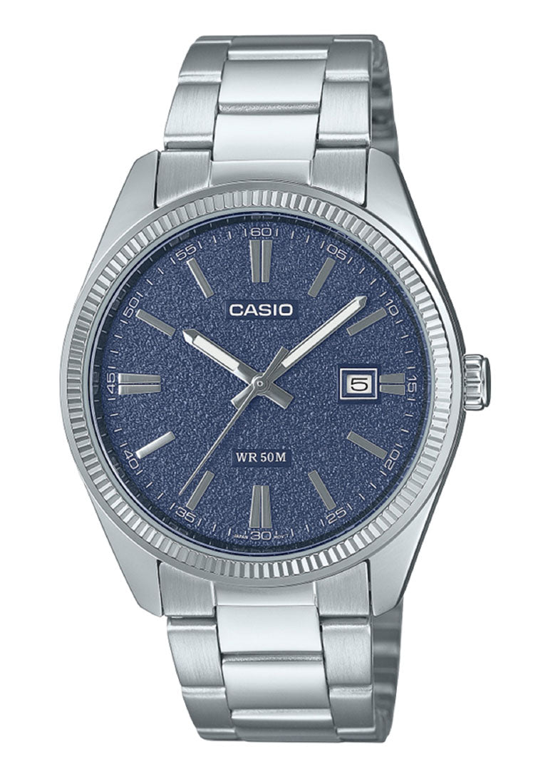 Casio MTP-1302DA-2A1 Analog Stainless Steel Strap Watch for Men-Watch Portal Philippines