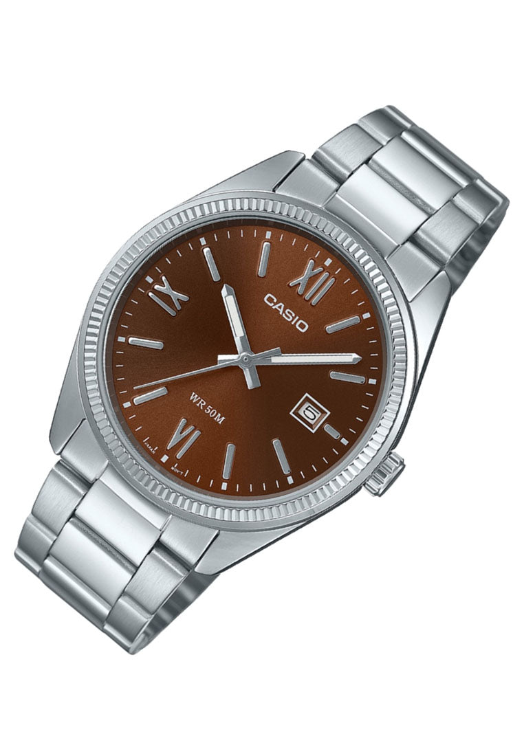 Casio MTP-1302DD-5A Analog Stainless Steel Strap Watch for Men-Watch Portal Philippines