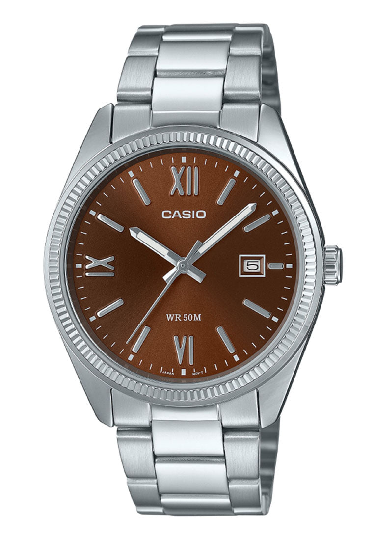 Casio MTP-1302DD-5A Analog Stainless Steel Strap Watch for Men-Watch Portal Philippines