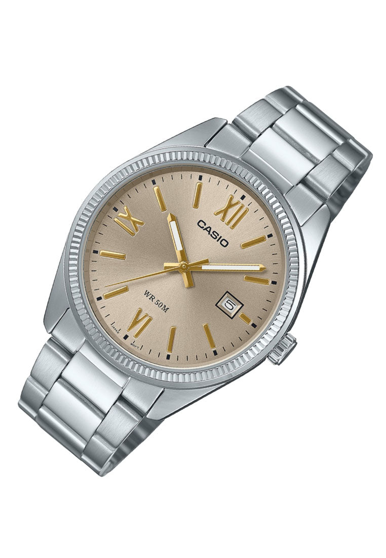 Casio MTP-1302DD-9A Analog Stainless Steel Strap Watch for Men-Watch Portal Philippines