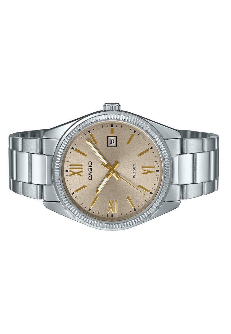 Casio MTP-1302DD-9A Analog Stainless Steel Strap Watch for Men-Watch Portal Philippines