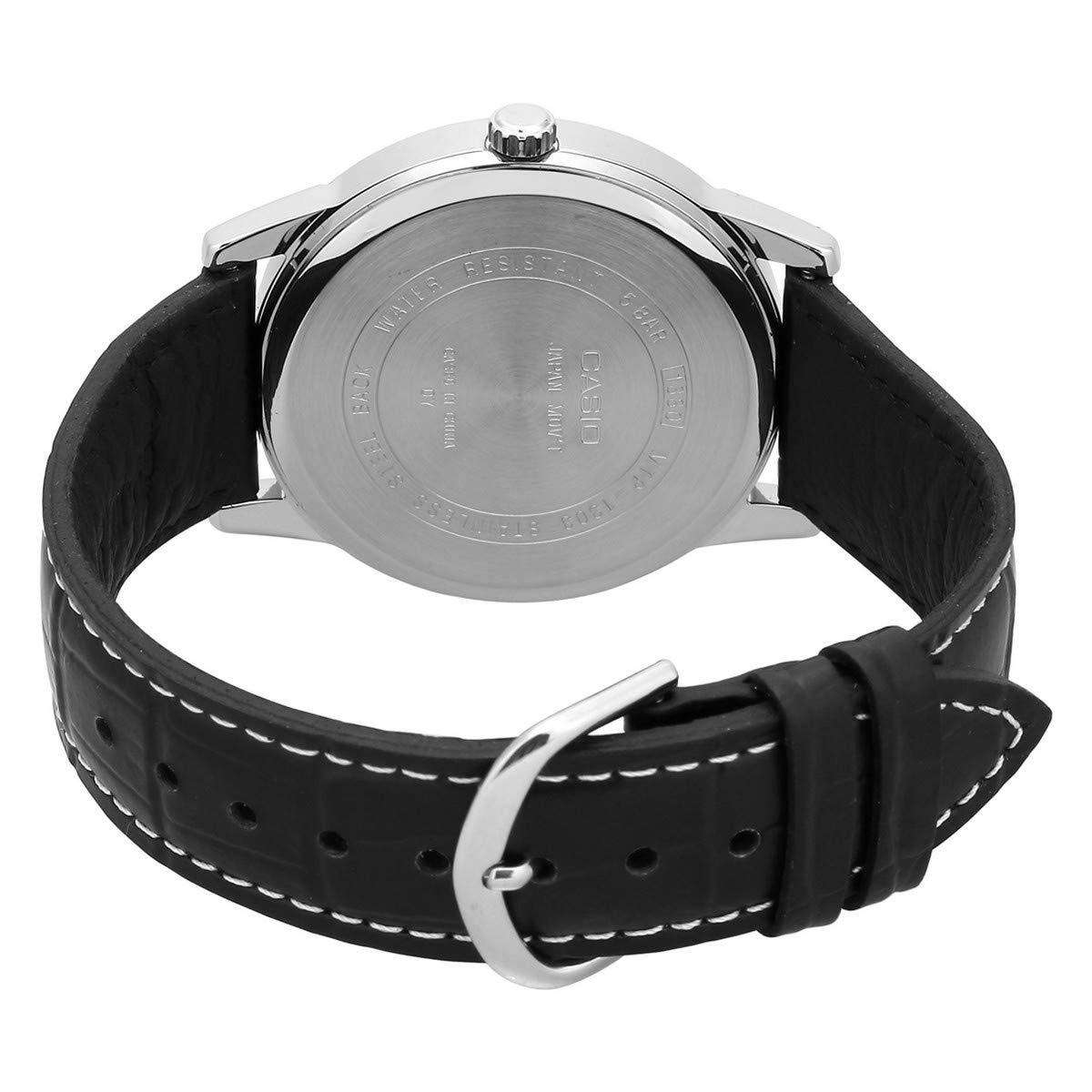 Casio MTP-1303L-1AVDF Black Leather Strap Watch for Men-Watch Portal Philippines
