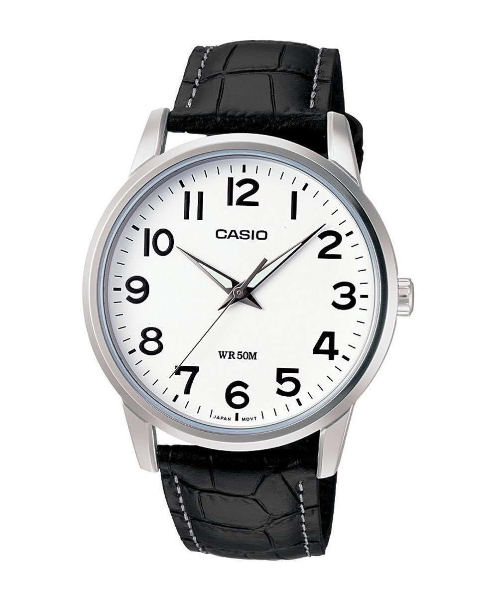 Casio MTP-1303L-7BVDF Black Leather Strap Watch for Men-Watch Portal Philippines