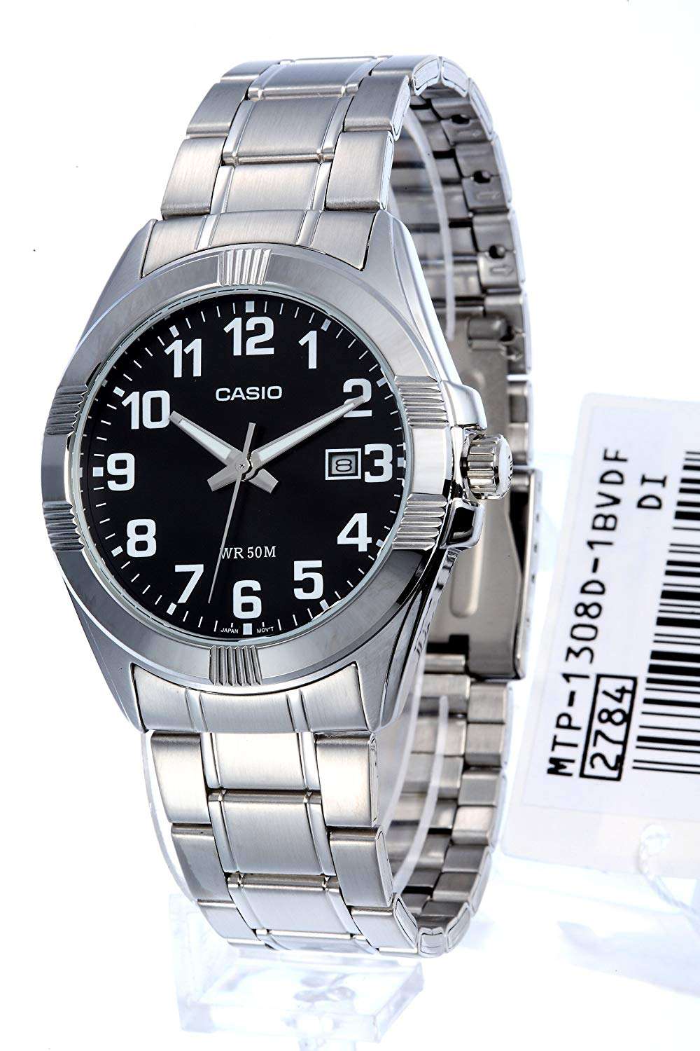 Casio MTP-1308D-1BVDF Silver Stainless Steel Strap Watch for Men-Watch Portal Philippines