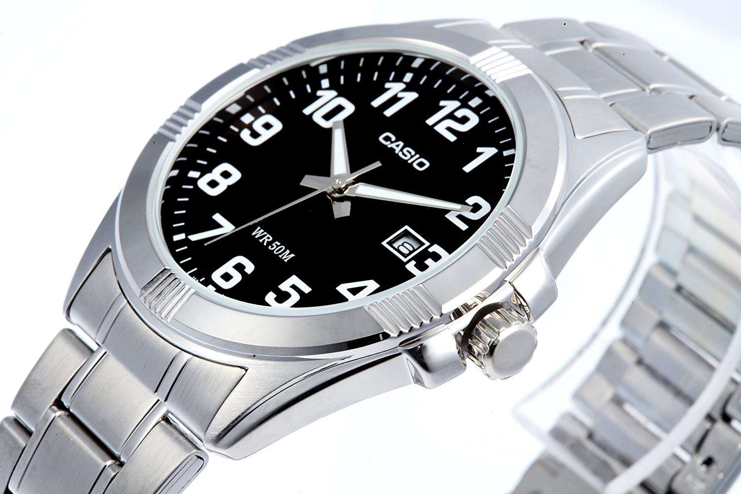 Casio MTP-1308D-1BVDF Silver Stainless Steel Strap Watch for Men-Watch Portal Philippines