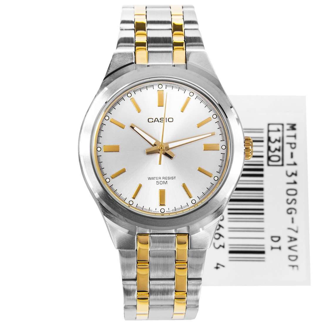 Casio MTP-1308SG-7AVDF Two Tone Stainless Steel Strap Watch for Men-Watch Portal Philippines