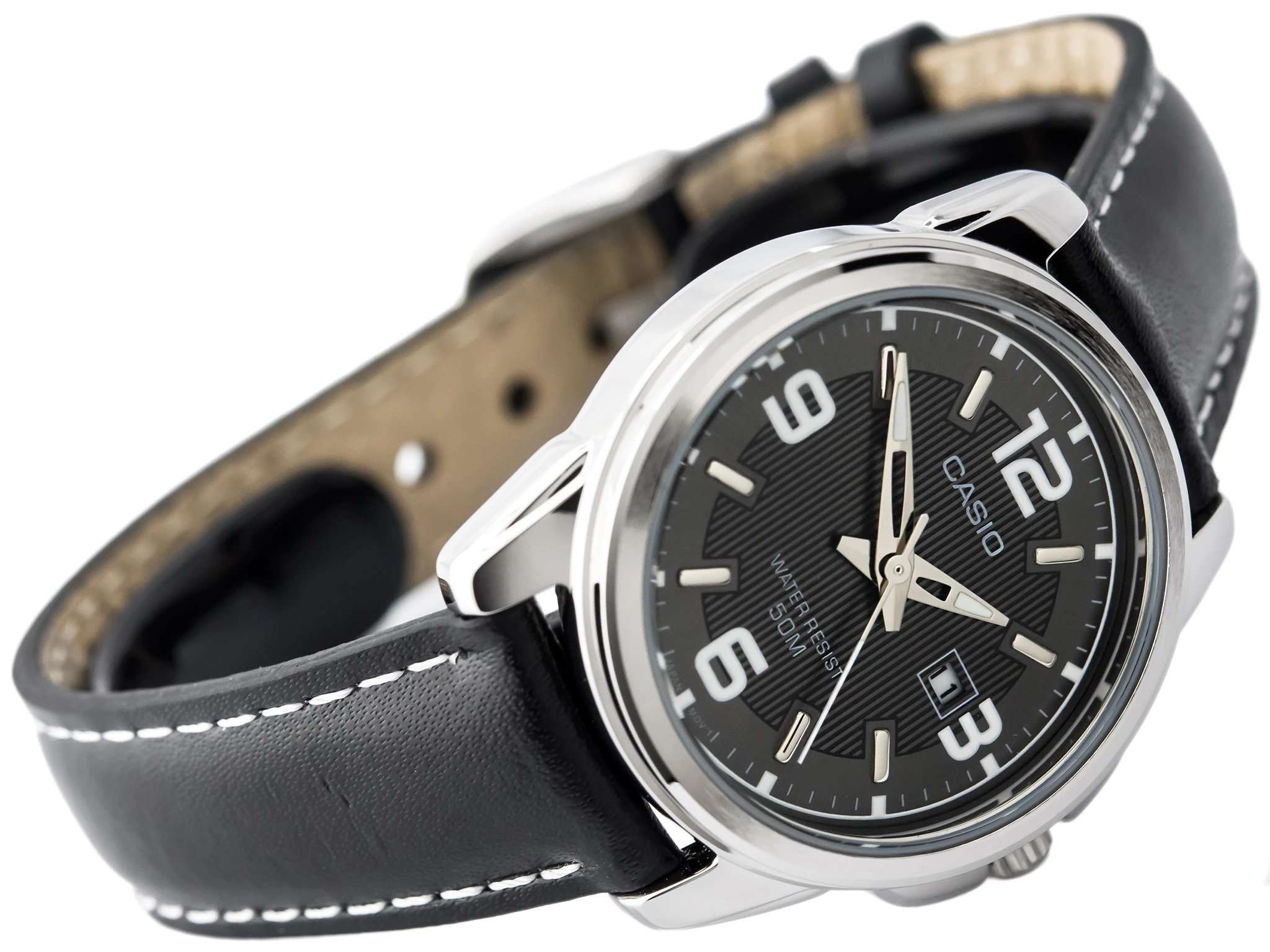 Casio MTP-1314L-8AVDF Black Leather Strap Watch for Men-Watch Portal Philippines