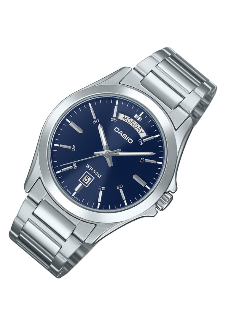 Casio MTP-1370D-2A2 Analog Stainless Steel Strap Watch for Men-Watch Portal Philippines