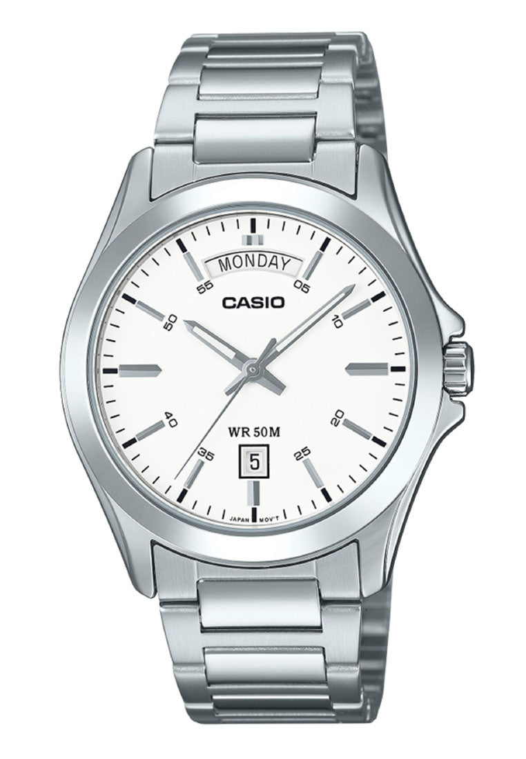 Casio MTP-1370D-7A3 Analog Stainless Steel Strap Watch for Men-Watch Portal Philippines