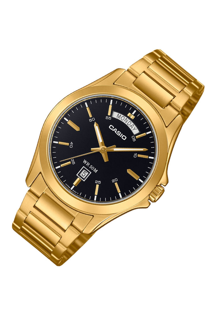Casio MTP-1370G-1A Analog Stainless Steel Strap Watch for Men-Watch Portal Philippines