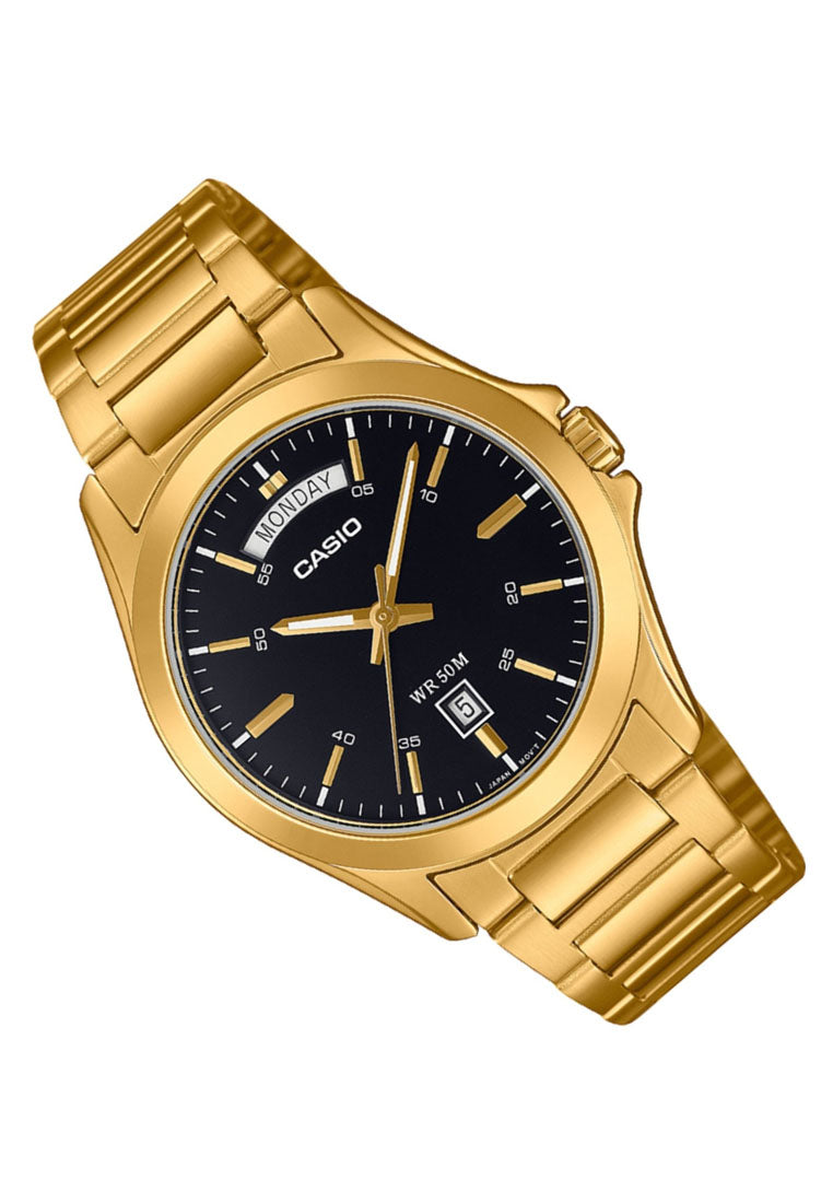 Casio MTP-1370G-1A Analog Stainless Steel Strap Watch for Men-Watch Portal Philippines
