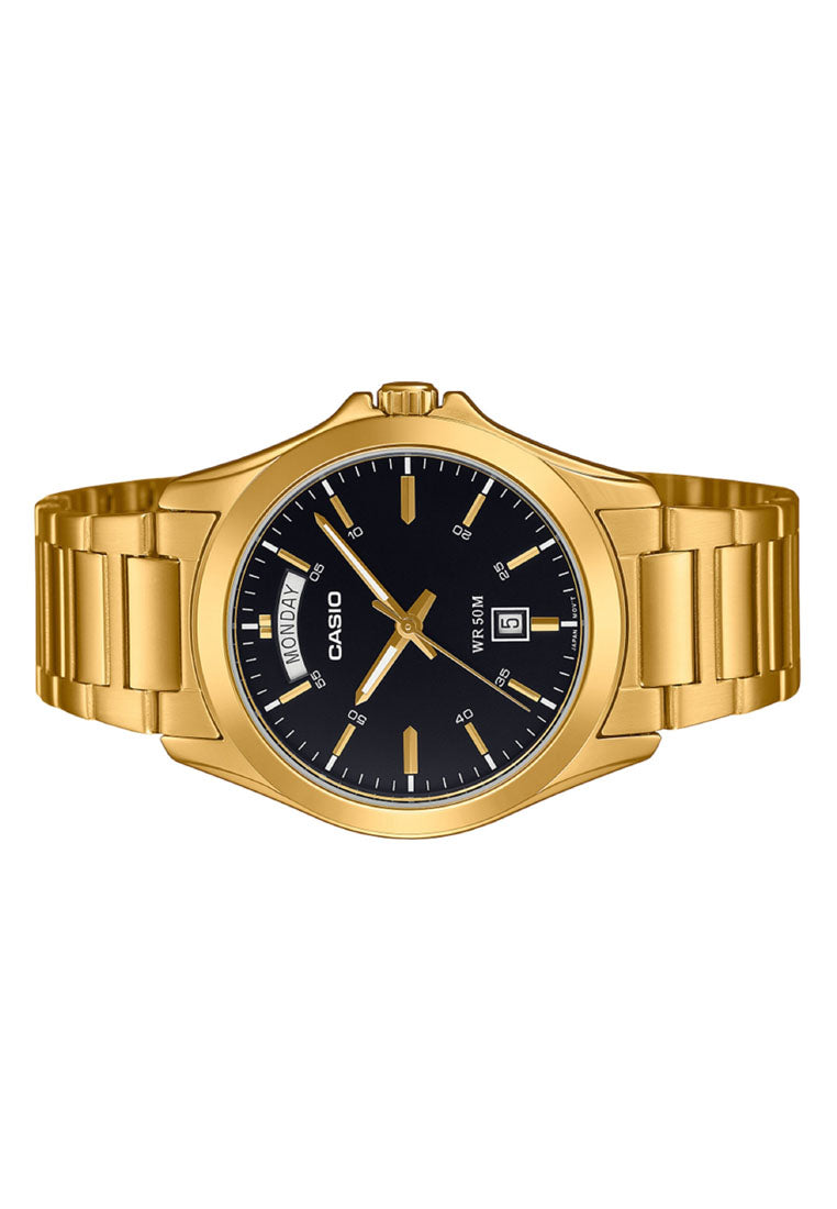 Casio MTP-1370G-1A Analog Stainless Steel Strap Watch for Men-Watch Portal Philippines