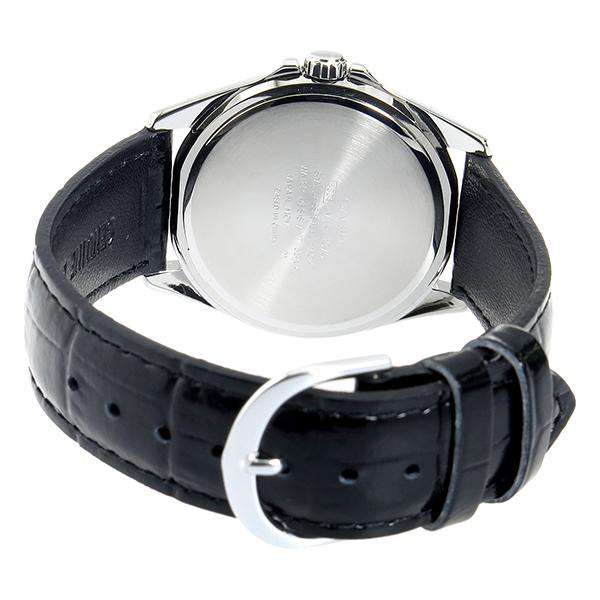 Casio MTP-1370L-1A Black Leather Strap Watch for Men-Watch Portal Philippines