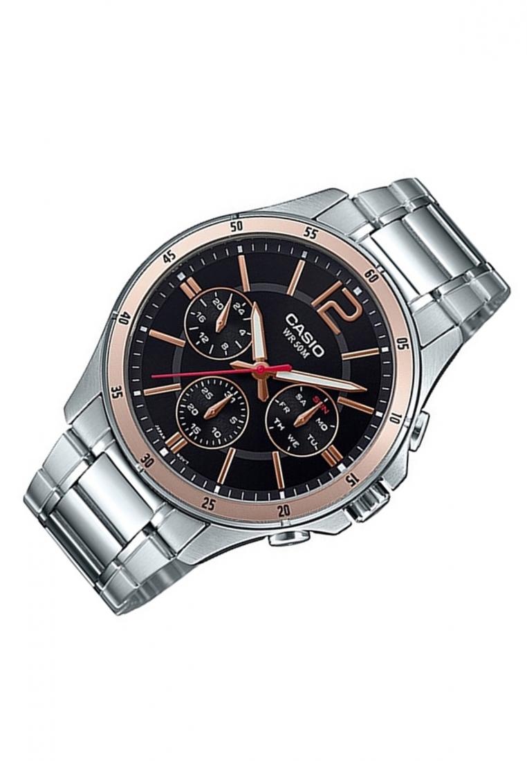 Casio MTP-1374D-1A2 Analog Stainless Steel Strap Watch For Men-Watch Portal Philippines