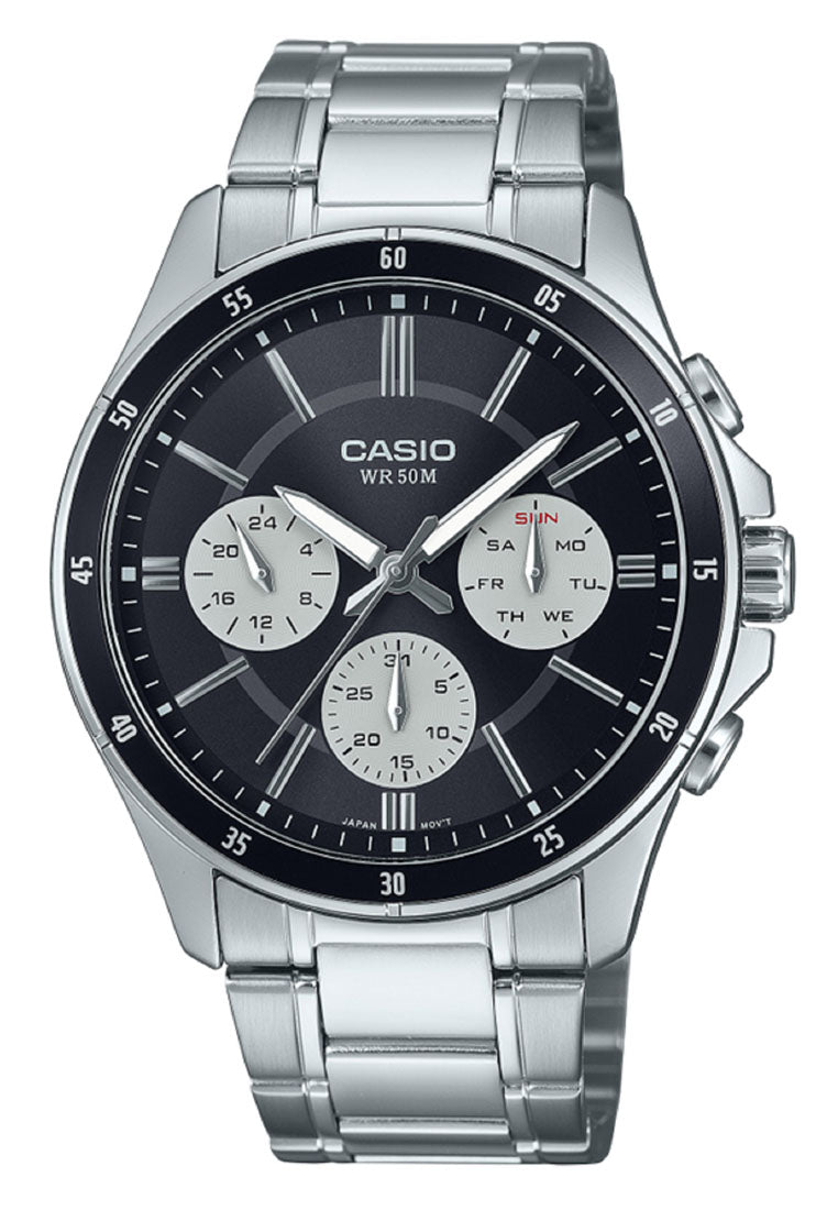 Casio MTP-1374D-1A3 Analog Stainless Steel Watch for Men-Watch Portal Philippines
