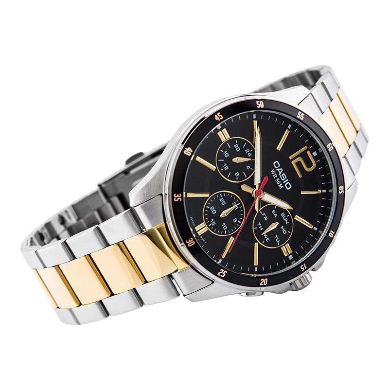 Casio MTP-1374SG-1AVDF Two Tone Stainless Watch for Men-Watch Portal Philippines