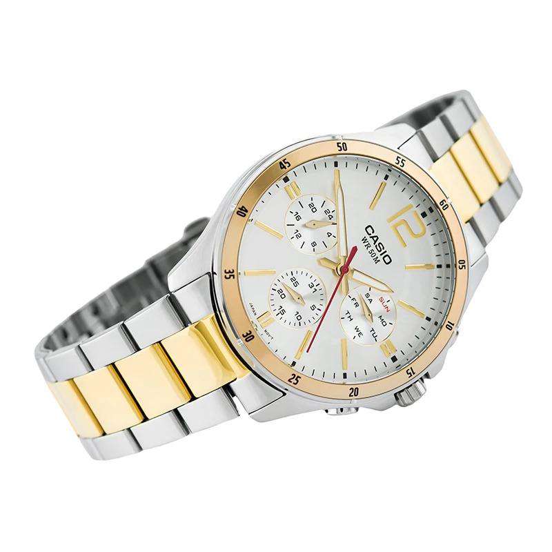 Casio MTP-1374SG-7AVDF Two Tone Stainless Watch for Men-Watch Portal Philippines