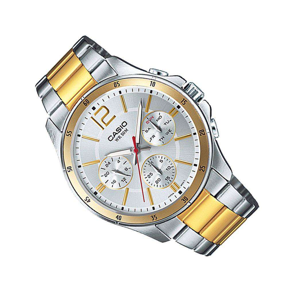 Casio MTP-1374SG-7AVDF Two Tone Stainless Watch for Men-Watch Portal Philippines