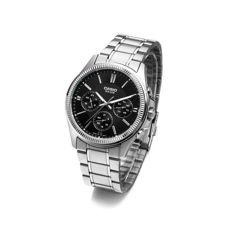 Casio MTP-1375D-1A Silver Stainless Watch for Men-Watch Portal Philippines