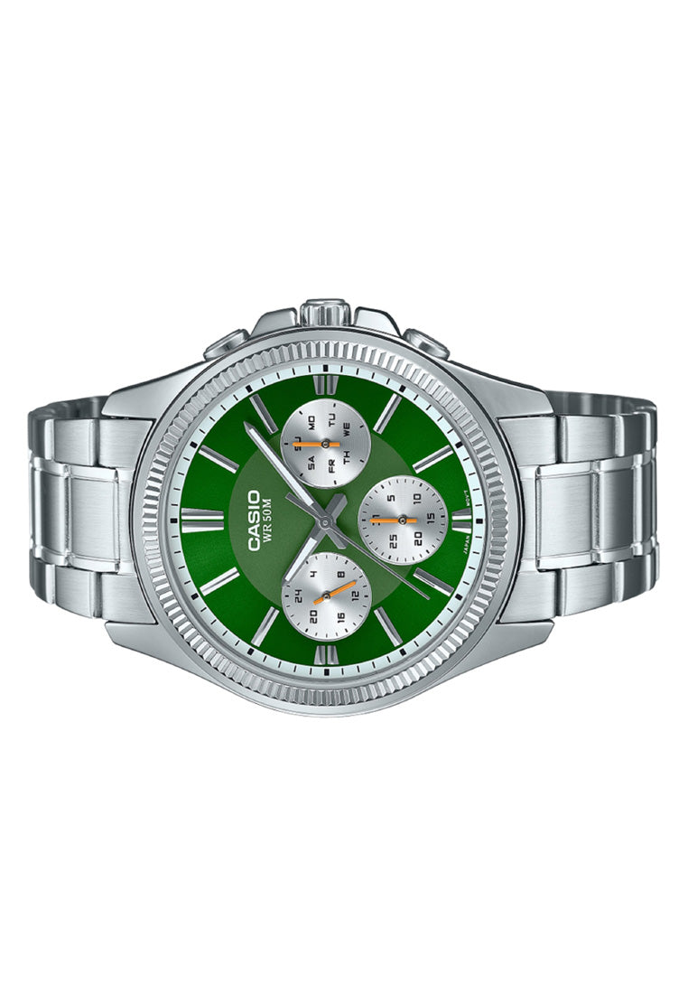 Casio MTP-1375D-3A Analog Stainless Steel Strap Watch for Men-Watch Portal Philippines
