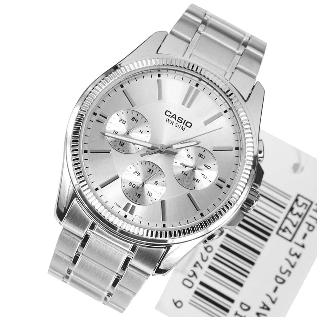 Casio MTP-1375D-7A Silver Stainless Watch for Men-Watch Portal Philippines