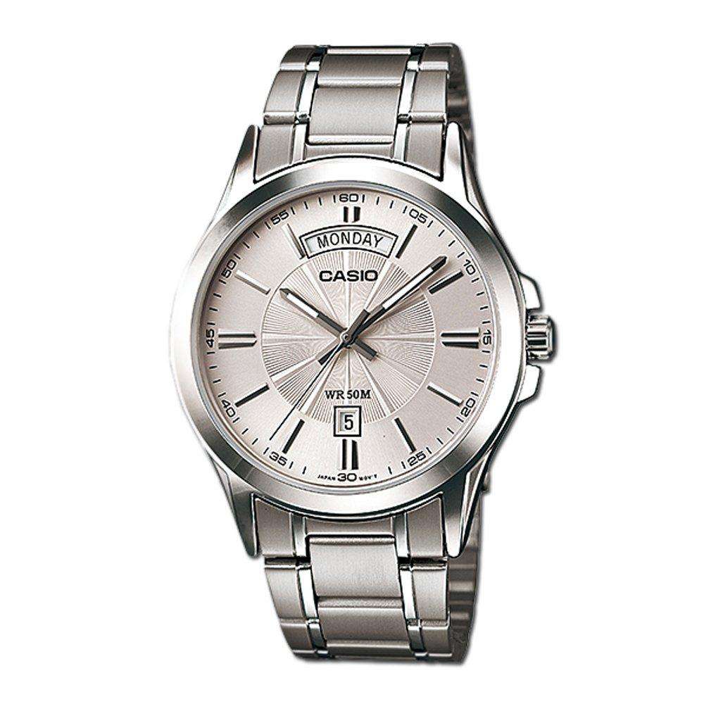 Casio MTP-1381D-7AVDF Silver Stainless Watch for Men-Watch Portal Philippines