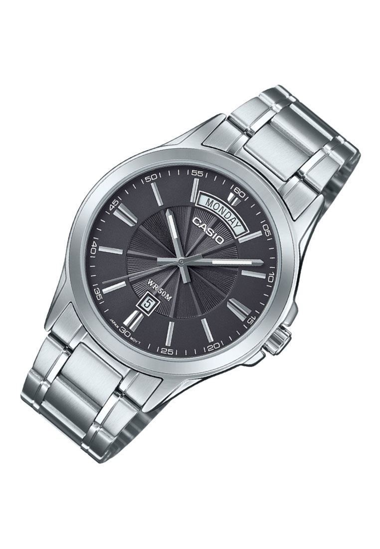 Casio MTP-1381D-8A Analog Stainless Steel Strap Watch for Men-Watch Portal Philippines