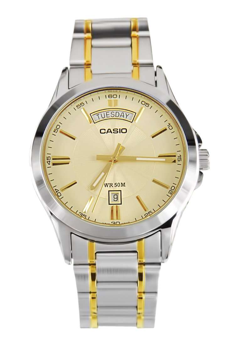 Casio MTP-1381G-9AVDF Two Tone Stainless Watch for Men-Watch Portal Philippines
