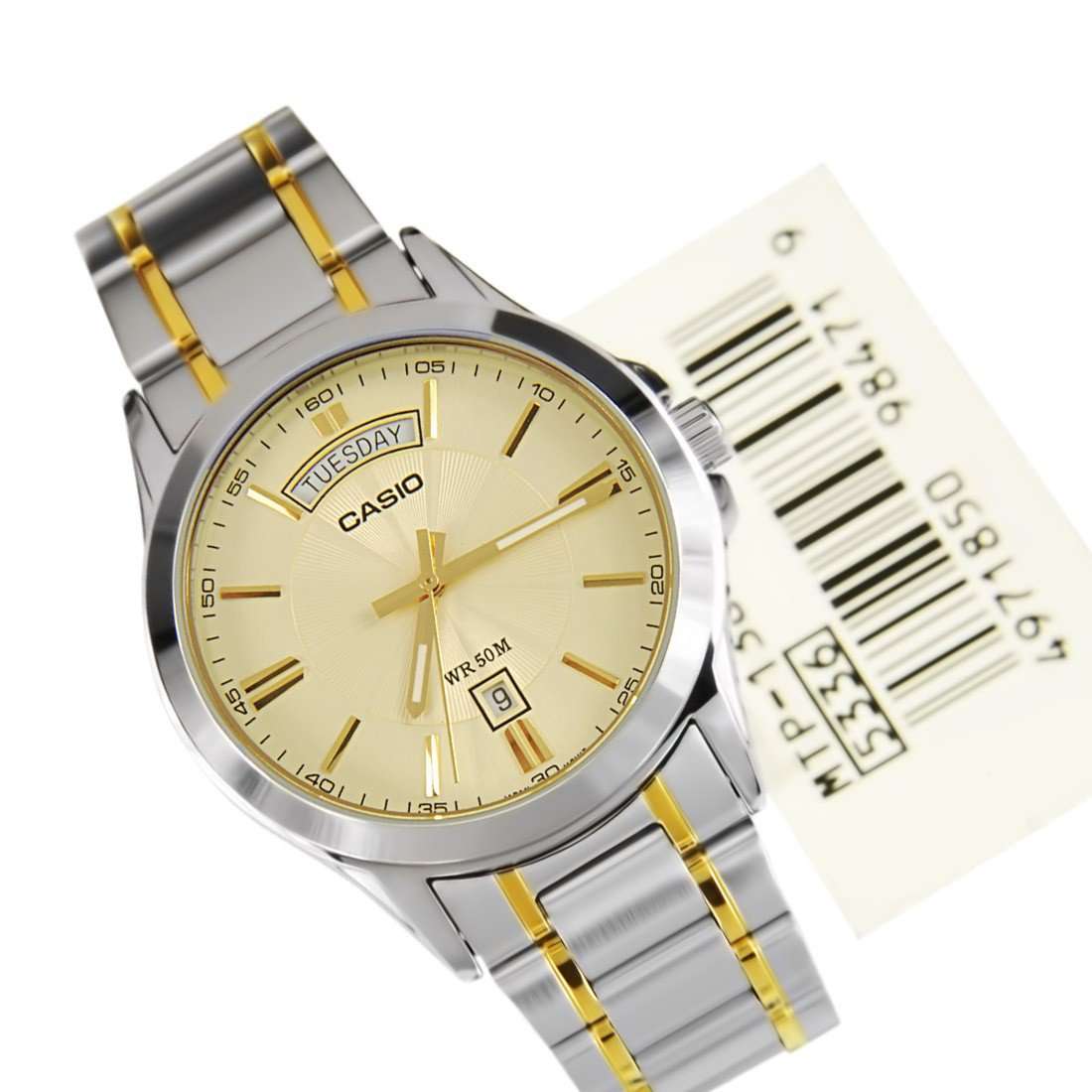 Casio MTP-1381G-9AVDF Two Tone Stainless Watch for Men-Watch Portal Philippines