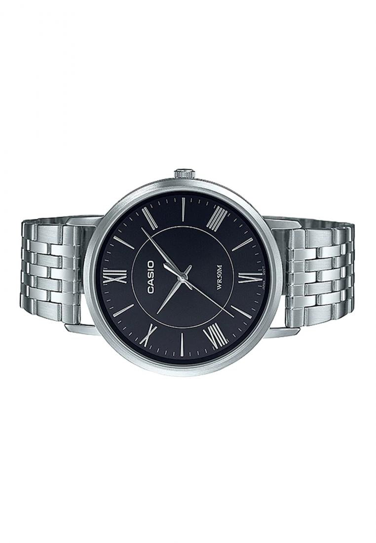 Casio MTP-B110D-1A Analog Stainless Steel Strap Watch For Men-Watch Portal Philippines
