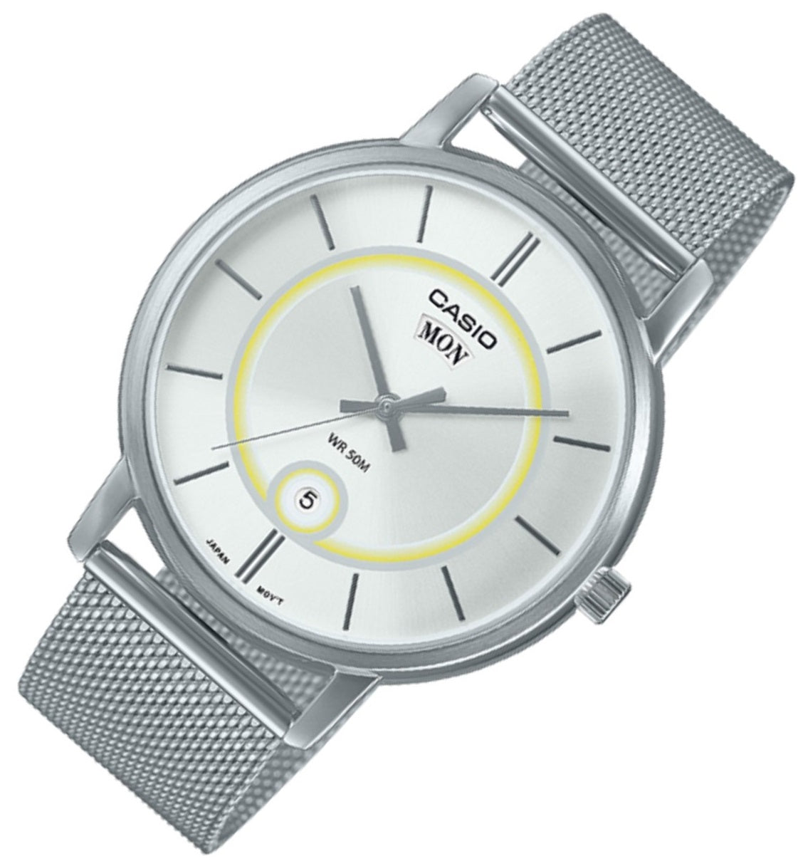 Casio MTP-B120M-7A Analog Stainless Steel Strap Watch For Men-Watch Portal Philippines
