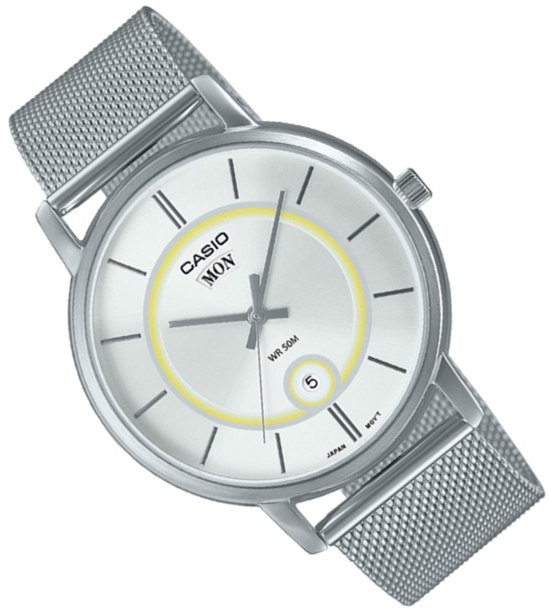 Casio MTP-B120M-7A Analog Stainless Steel Strap Watch For Men-Watch Portal Philippines