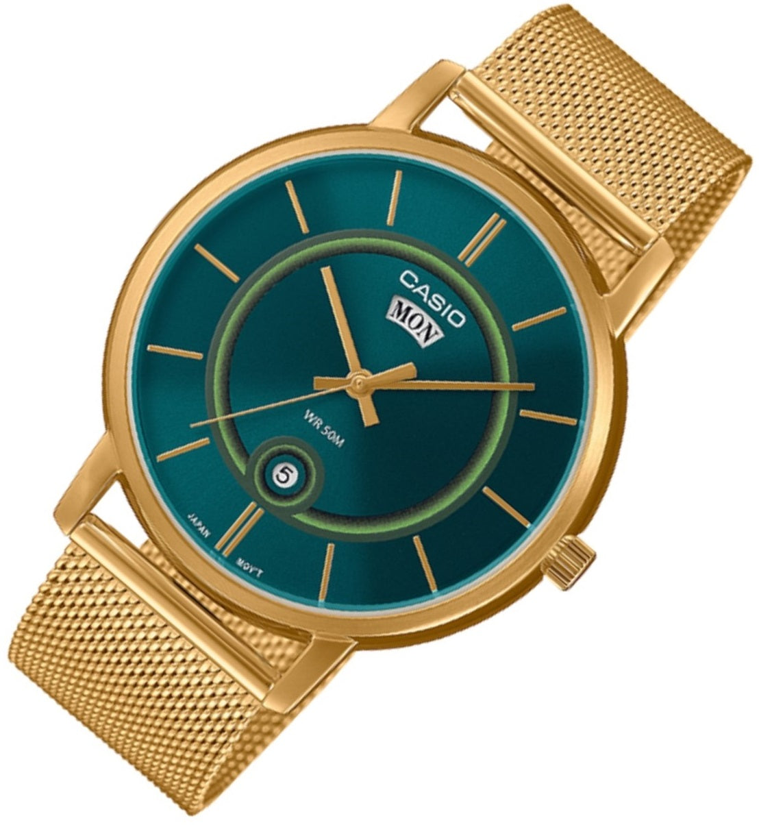 Casio MTP-B120MG-3A Analog Stainless Steel Strap Watch For Men-Watch Portal Philippines