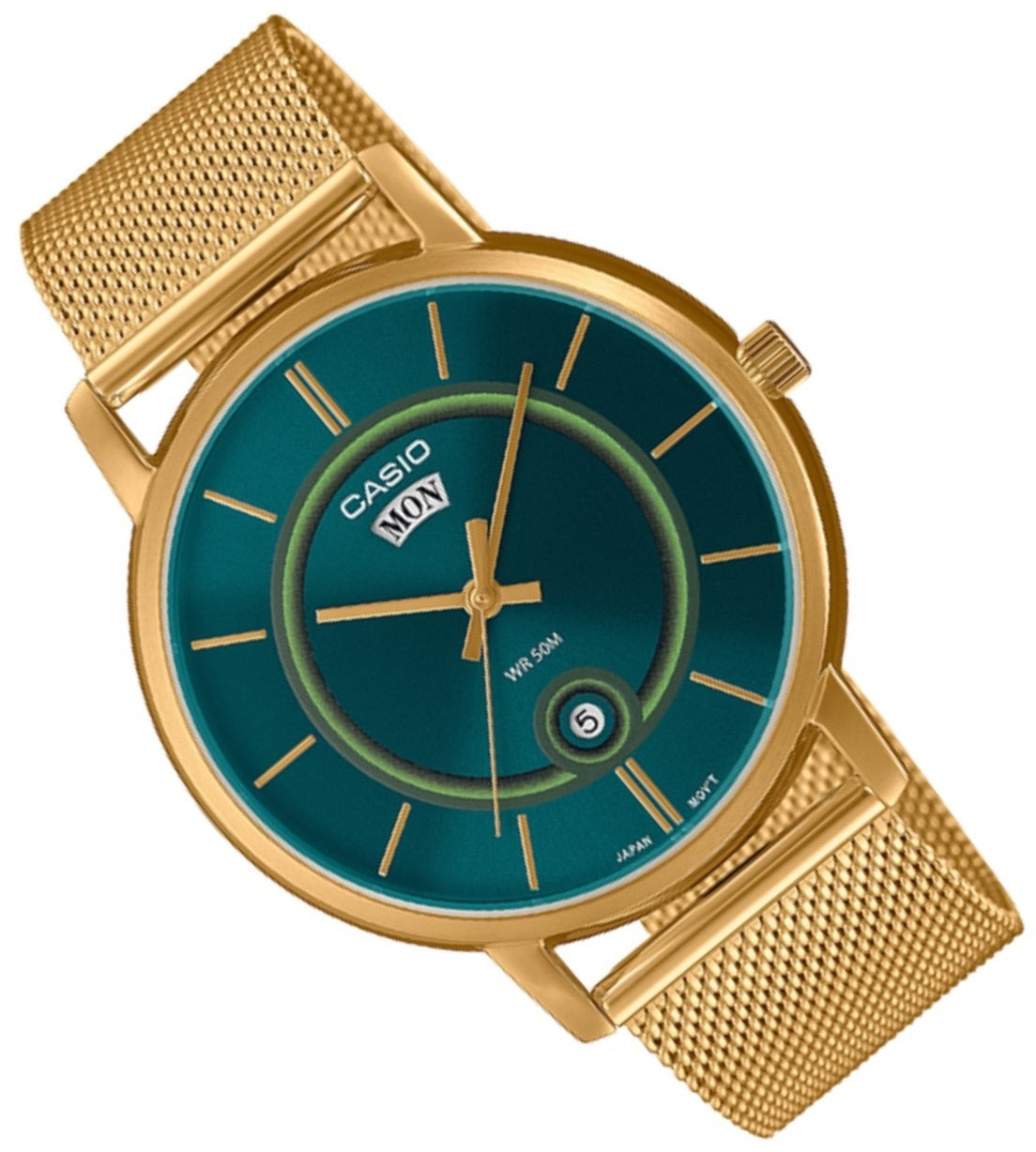 Casio MTP-B120MG-3A Analog Stainless Steel Strap Watch For Men-Watch Portal Philippines