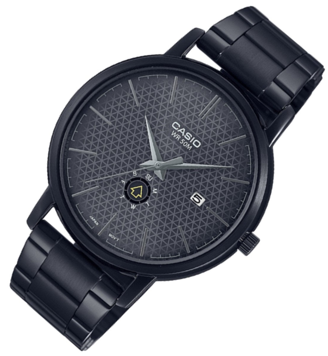 Casio MTP-B125B-8A Analog Stainless Steel Strap Watch For Men-Watch Portal Philippines