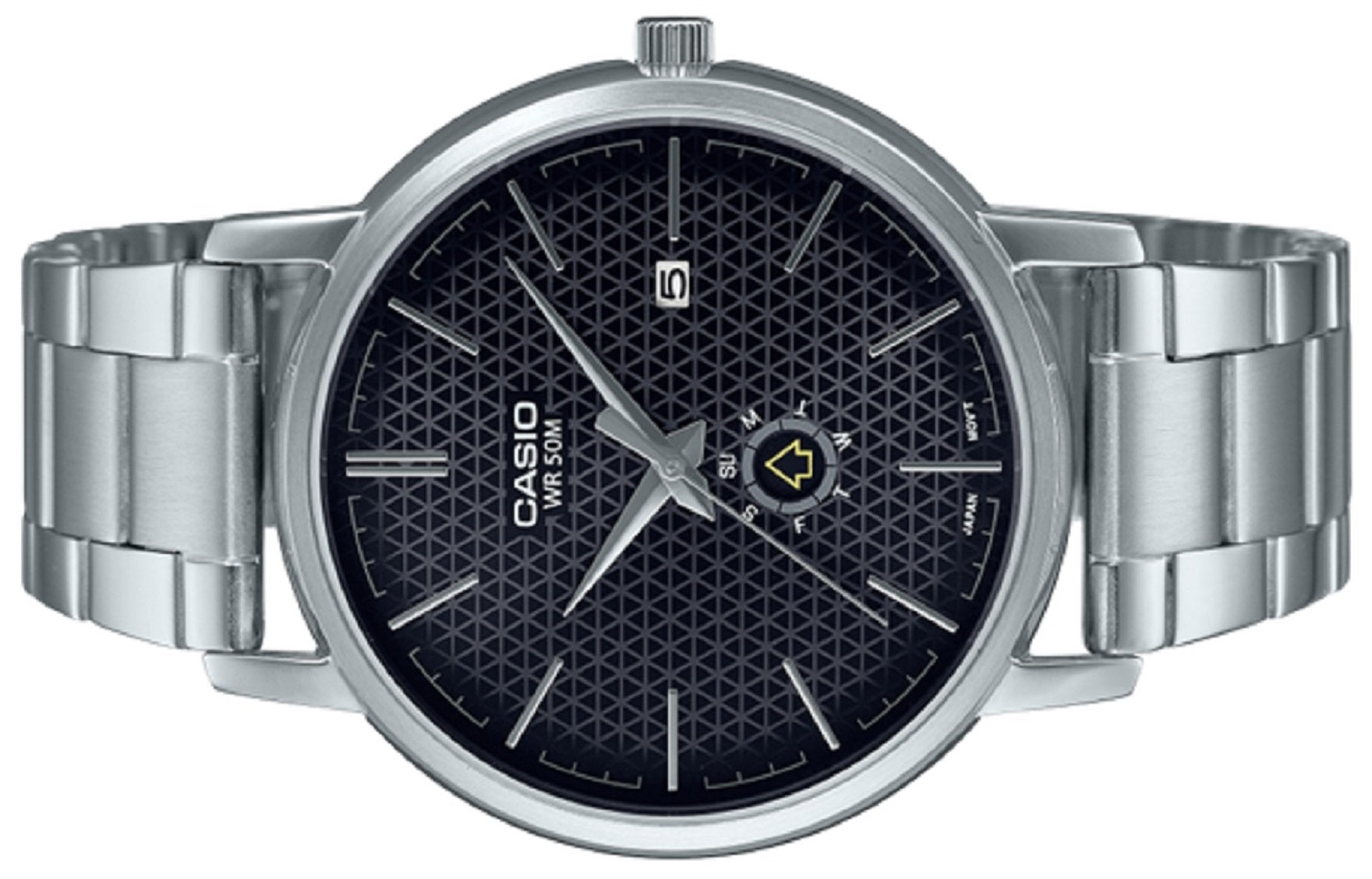 Casio MTP-B125D-1A Analog Stainless Steel Strap Watch For Men-Watch Portal Philippines