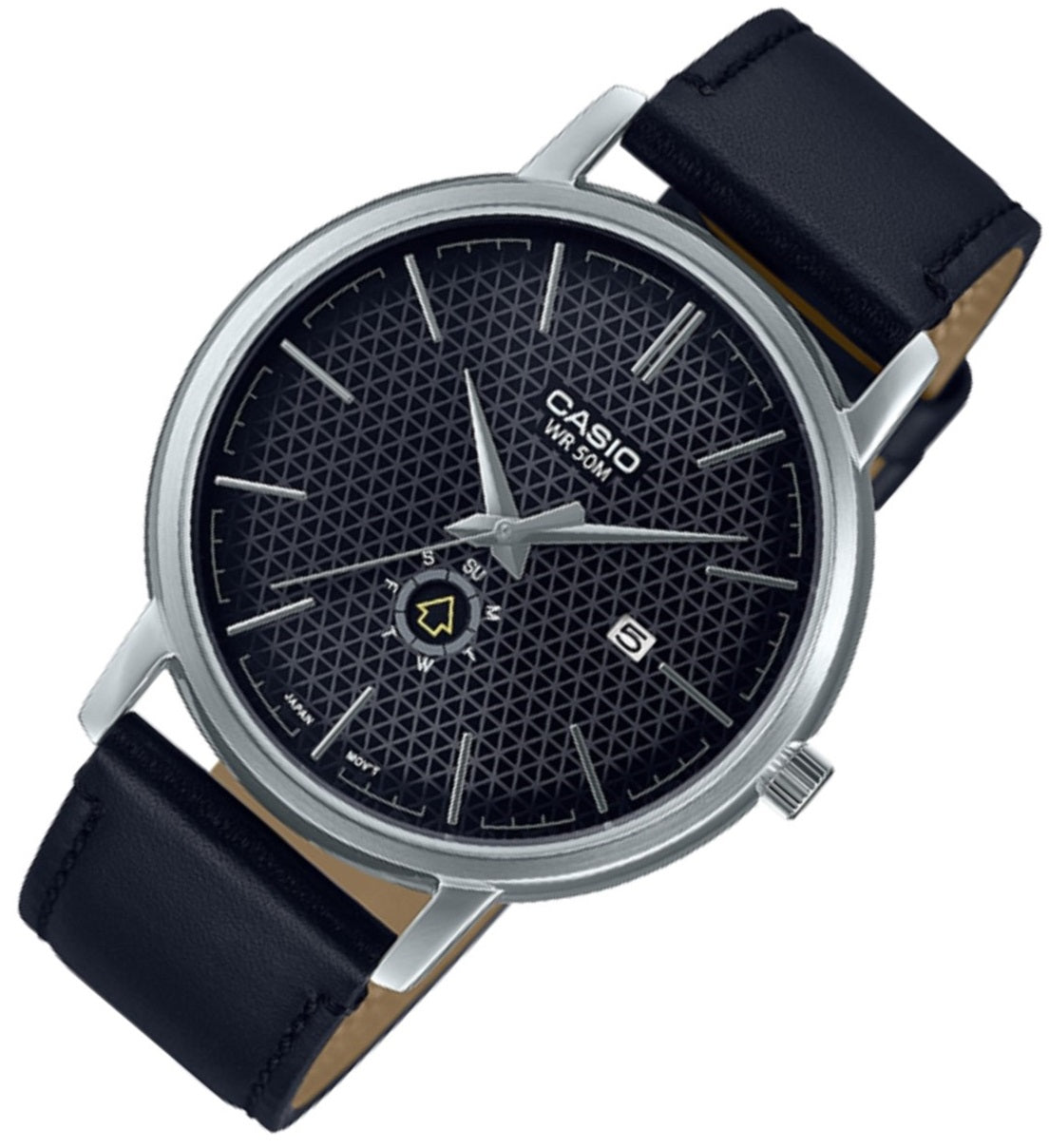 Casio MTP-B125L-1A Analog Leather Strap Watch For Men-Watch Portal Philippines