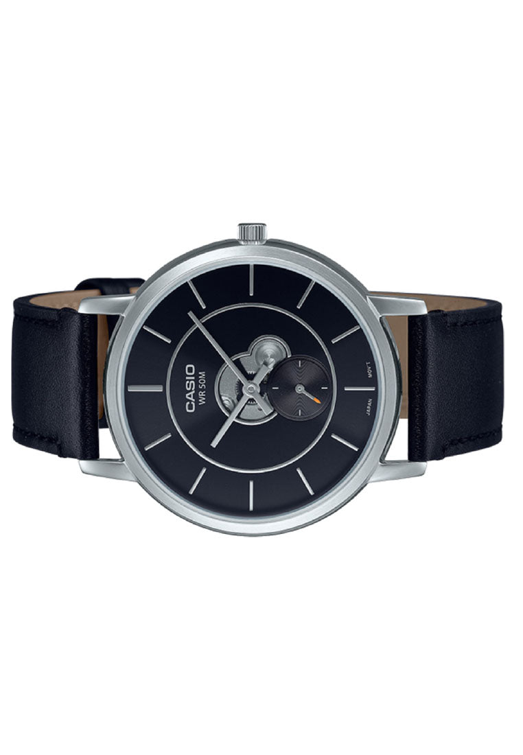 Casio MTP-B130L-1A Analog Leather Strap Watch For Men-Watch Portal Philippines