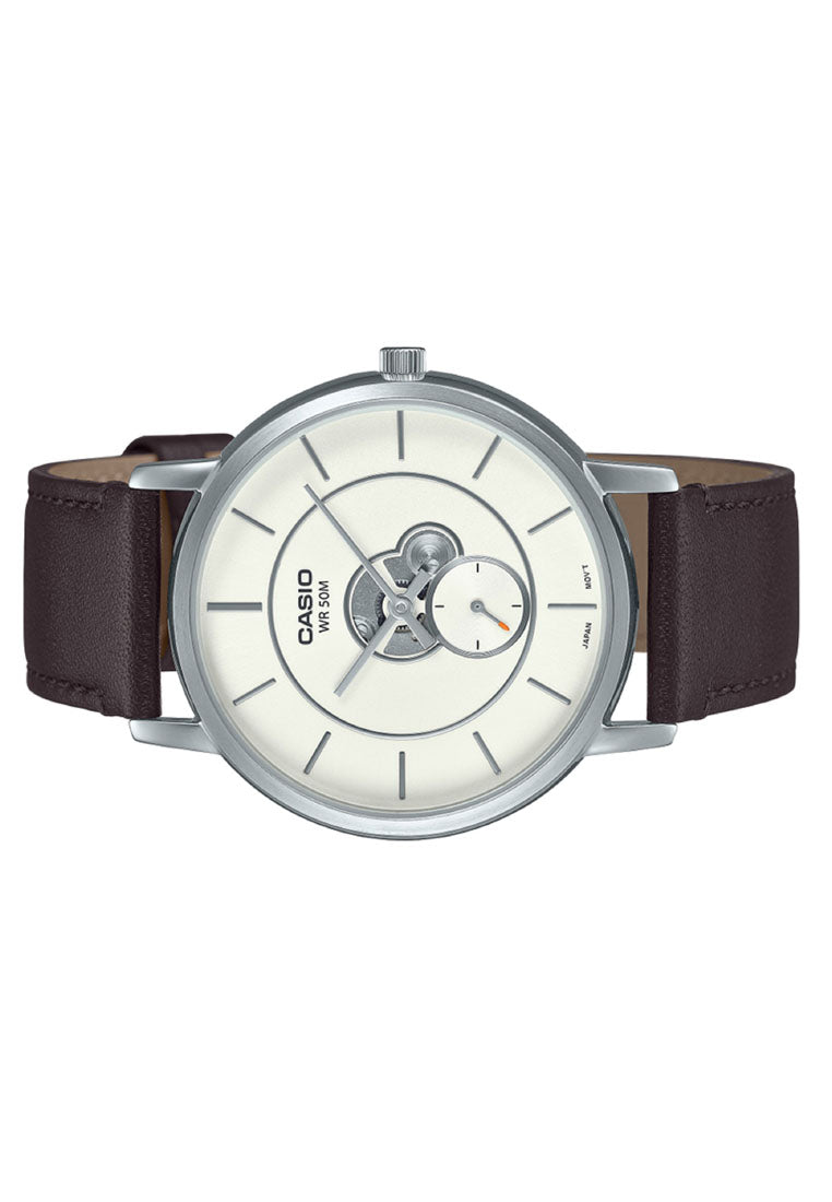 Casio MTP-B130L-7A Analog Leather Strap Watch For Men-Watch Portal Philippines