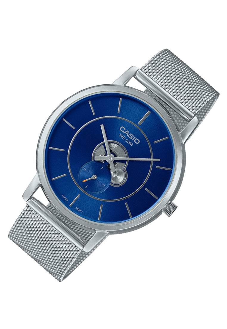 Casio MTP-B130M-2A Digital Stainless Steel Strap Watch For Men-Watch Portal Philippines