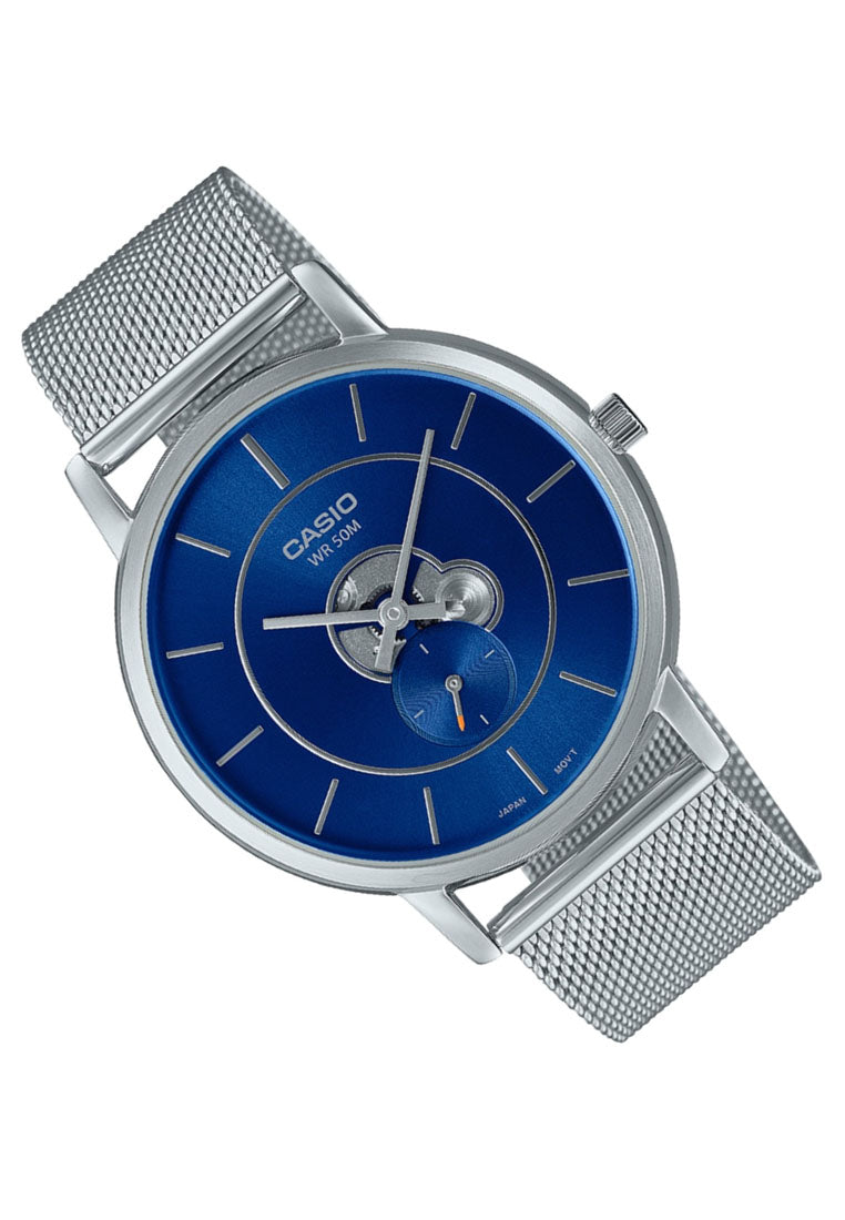Casio MTP-B130M-2A Digital Stainless Steel Strap Watch For Men-Watch Portal Philippines